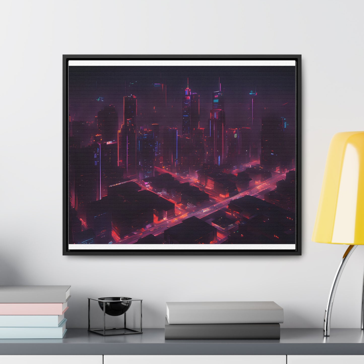 Neon lights, Wall Art, Gallery Canvas Wraps, Horizontal Frame